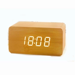 Часы-Будильник VST-863-3-White с температурой и подсветкой