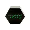 Часы-Будильник VST-876-1-Green с температурой и подсветкой USB/3R3/AAA