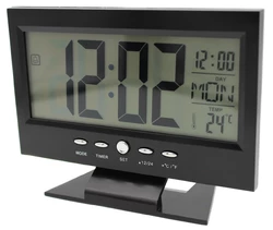 Часы-Будильник DS-8082 с температурой и подсветкой 2*AAA