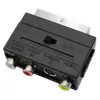 Адаптер SCART RCA S-Video (двусторонний) переходник рца с-видео композит