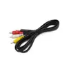 Аудио-видео кабель AV 3.5 Jack (тюльпан 3), 1м
