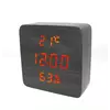 Часы-Будильник VST-872S-1-Red с температурой и подсветкой