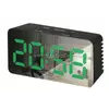 Электронный будильник DS-3658L "Зелёная подсветка"