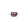 Тумблер IRS-101-1A PRK0005 клавишный узкий с подсветкой 220V Красный