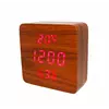 Часы-Будильник VST-872S-4-Red с температурой и подсветкой