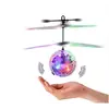 Светящийся летающий шар игрушка с рисунком на аккумуляторе, JM-888