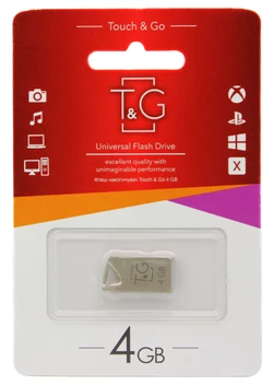 USB флеш T&G метал серия 4GB/ TG109-4G (Гарантия 3года)