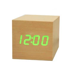 Часы-Будильник VST-869-3-Green с температурой и подсветкой