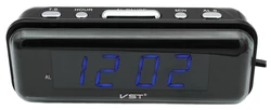 Электронный будильник VST-738 в розетку 220V "Синее свечение"