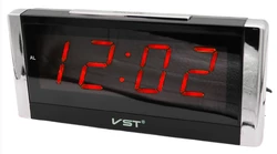 Электронный будильник VST-731 в розетку 220V "Красное свечение"