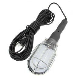 Светодиодная переносная лампа 24 COB LED - 10 метров W02-10 Чёрная