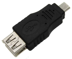 Мини OTG переходник MicroUSB - USB мама