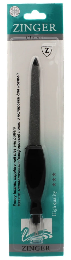 Пилочка-полировка сапфировая для ногтей ZINGER с обрезкой