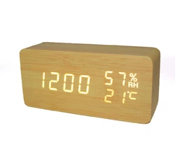Часы-Будильник VST-862S-2-White с температурой и подсветкой