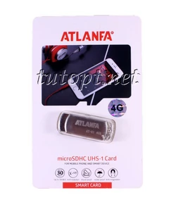 Флешка Atlanfa с цепочкой 4GB AT-U1. Гарантия 1 год