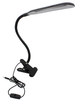 Настольная лампа на прищепке 24LED (USB Вход)"Черная" 206