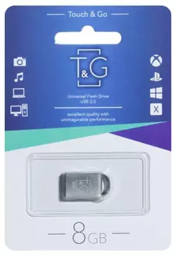 USB флеш T&G метал серия 8GB/ TG107 (Гарантия 3года)