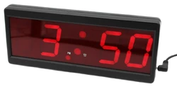 Электронный будильник  VST-2208 в розетку 220V Красный