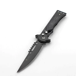 Нож выкидной черный E188