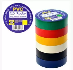 Изолента  Rugby /PVC / ассорти 25м (реальный метраж меньше)