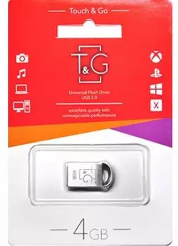 USB флеш T&G метал серия 4GB/ TG107 (Гарантия 3года)