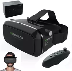 Очки виртуальной реальности с пультом VR Shinecon черные