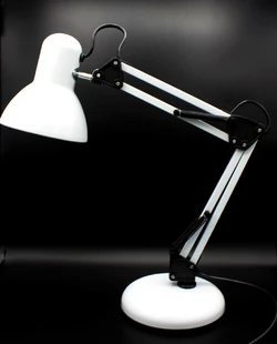 Настольная лампа трансформер Luxury Desk Lemp  (Белая)