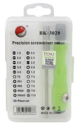 Набор отверток "BUKA" 3020 профессиональный для разборки мобильных телефонов.