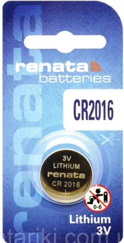 Батарейки Renata CR2016 / 3V