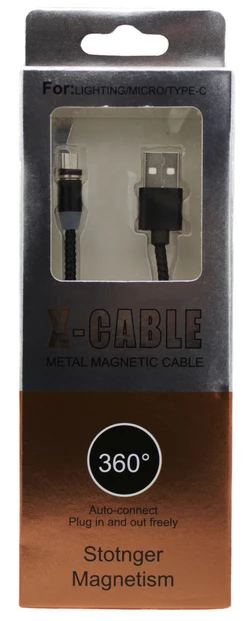 Магнитный кабель для андроид MicroUSB