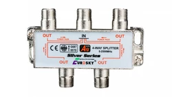 Eurosky Splitter 1/4-way Power Pass Сплитер EUROSKY (с пропуском питания)