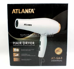 Фен для укладки волос с насадкой Atlanfa AT-Q65, мощностью 2500w