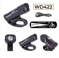Велосипедный фонарик аккумуляторный, MicroUSB / WD422