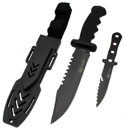 Нож охотничий + метательный нож Columbia 1248 - 431 / 32 см / 19см