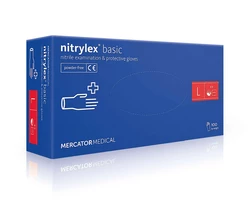 Перчатки нитриловые NITRYLEX BASIC L / 100шт