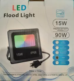 Прожектор LED 15W 90-120LM / RGBW (11см*9.5см) / 7980