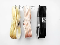 USB-кабель тканевый Lighting / разные цвета