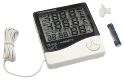 Цифровой термометр-гигрометр HTC-2 с выносным датчиком температуры