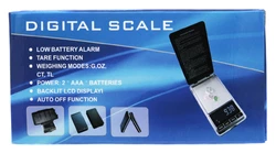Ювелирные веса 200г 6*12*1.5 DIGITAL SCALE (синяя коробка)