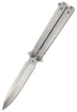 Нож бабочка Shaf A810 "Серебро кирпич"