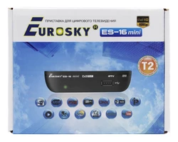 ТВ-ресивер тюнер Eurosky ES-16 mini / DVB-T 2 (Гарантия 1год)