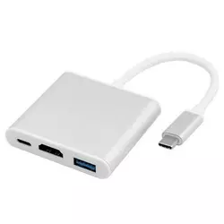 Адаптер Protech Multiport Adapter USB 3.1 Type-C - USB 3.1 Type C / HDMI / USB 3.0