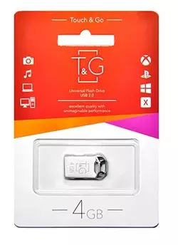 USB флеш T&G метал серия 4GB/ TG110 (Гарантия 3года)