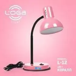 Настольная лампа Loga Light "Украина" (от 25W - 60W) КОРАЛ