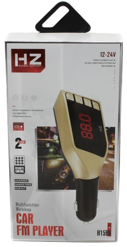 FM Модулятор для Авто HZ H15BT, Bluetooth, MP3, USB, AUX