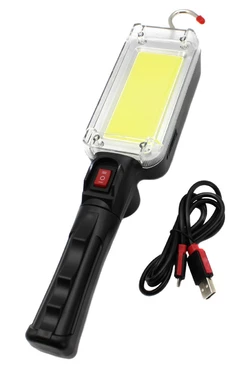 Лампа переносная светодиодная WD357/ZJ-8899/microUSAB//700Luman/COB LED/Магнит (Без аккмуляторов)