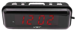Электронный будильник VST-738 в розетку 220V "Красное свечение"