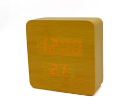 Часы-Будильник VST-872-3-Red с температурой и подсветкой