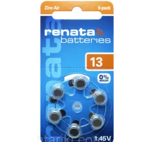 Батарейки Renata ZA 13 / 1.45V