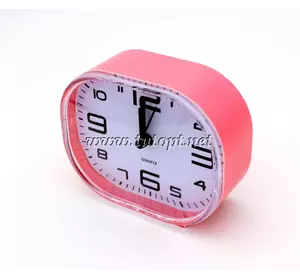 Часы будильник LP-802 12*110*4.5 Розовые